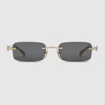 Rectangular frame sunglasses